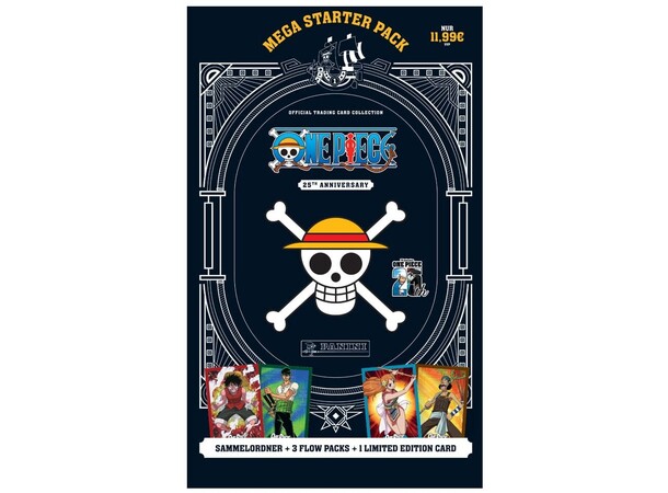 One Piece TC 25th Anniversary Starter Panini Trading Cards 