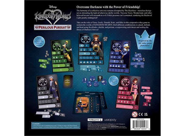 Perilous Pursuit Brettspill Kingdom Hearts