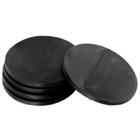 Plastbas Svart Round - 60mm (5 st) Green Stuff World