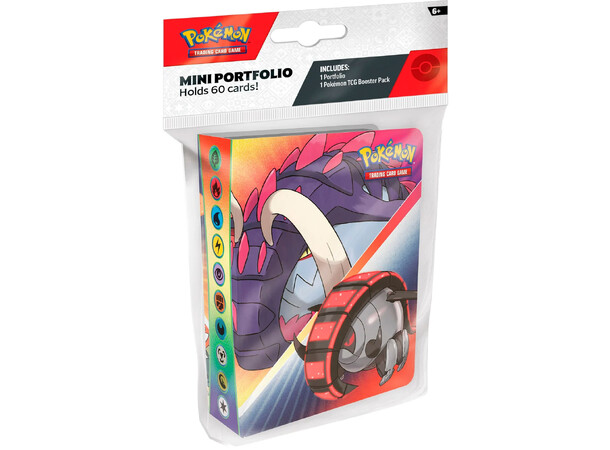 Pokemon Mini Portfolio m/ booster Plass til 60 kort