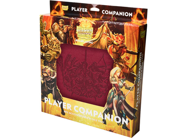 RPG Player Companion - Blood Red Dragon Shield Roleplaying 