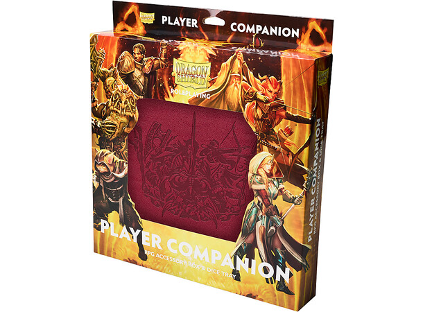 RPG Player Companion - Blood Red Dragon Shield Roleplaying