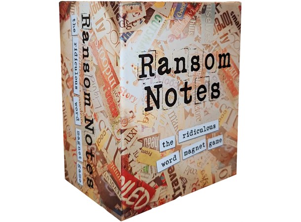 Ransom Notes Ordspill The Ridiculous Word Magnet Game