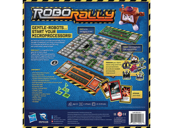 Robo Rally Brettspill 2023 utgave