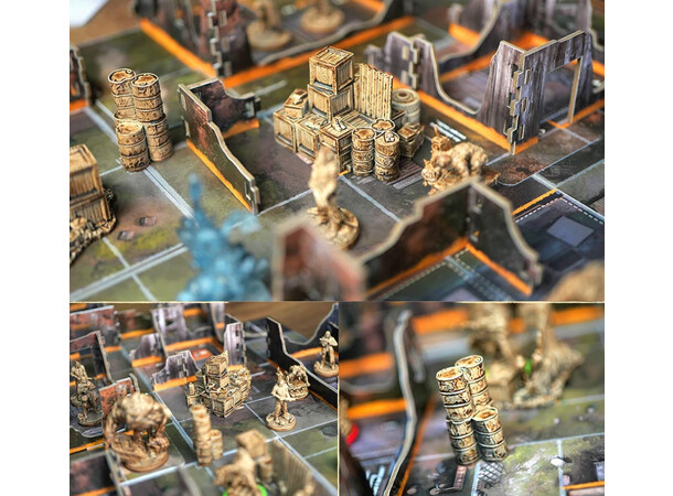 STALKER Terrain Miniature Pack Expansion till STALKER The Board Game 