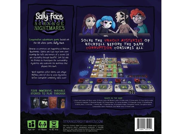 Sally Face Strange Nightmares Brettspill 
