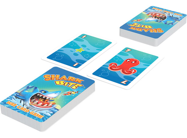 Shark Bite Card Game Kortspill Norske regler