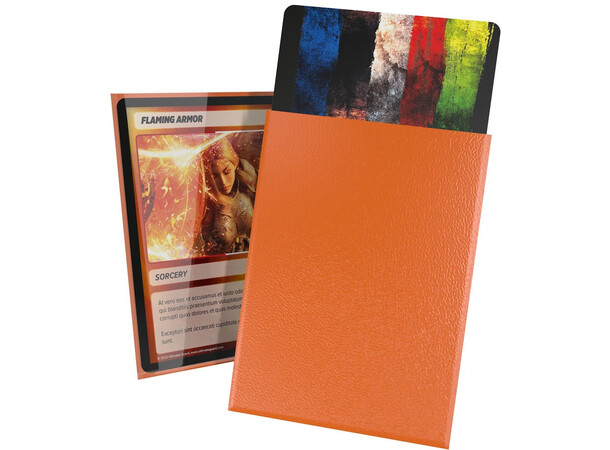 Sleeves Cortex Orange 100 st - 66x91 Ultimate Guard Standard Size 