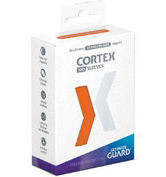 Sleeves Cortex Oransje 100 stk - 66x91 Ultimate Guard Standard Size
