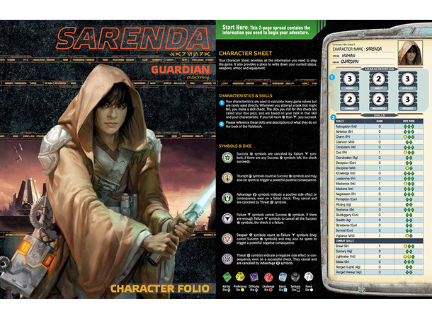 Star Wars RPG F&D Beginner Game Force & Destiny Roleplaying Game 
