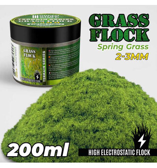Static Grass Spring Grass 2-3mm 200ml Green Stuff World