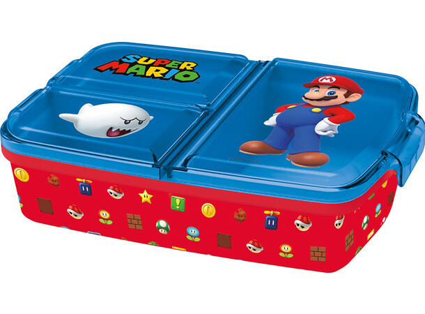 Super Mario Lunchlåda m/ 3 rom 