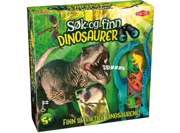 Søk og finn Dinosaurer Brettspill