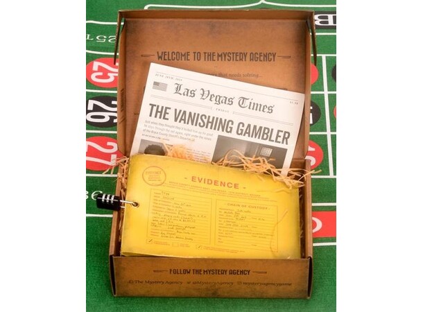 The Vanishing Gambler Brädspel The Mystery Agency 