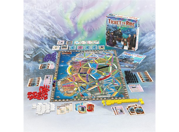 Ticket to Ride Northern Light - Norsk Brettspill
