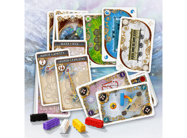 Ticket to Ride Northern Lights Brädspel Svensk utgåva 