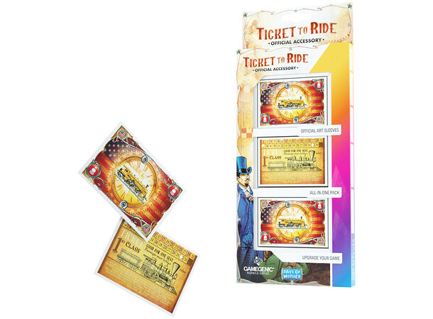 Ticket to Ride Sleeves - 152 st Officiella kortskydd 