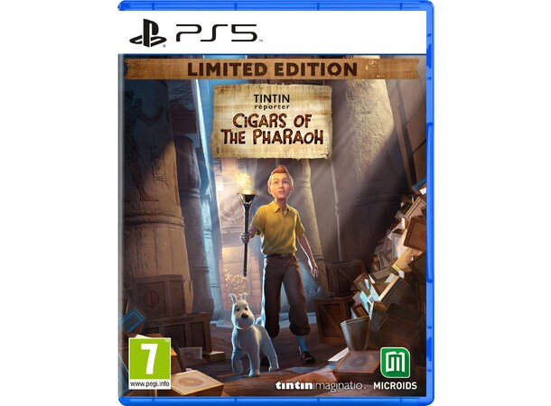 Tintin Cigars of the Pharaoh PS5 Tintin Reporter - Limited Edition