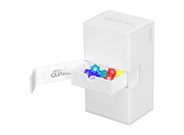Twin Flip N Tray 200+ Hvit Ultimate Guard - Monocolor 