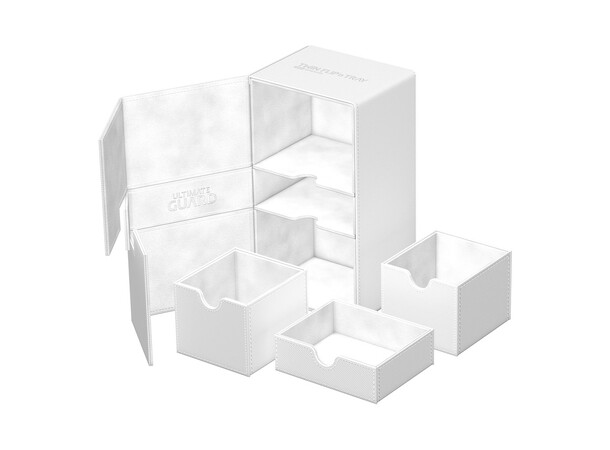 Twin Flip N Tray 200+ Hvit Ultimate Guard - Monocolor 