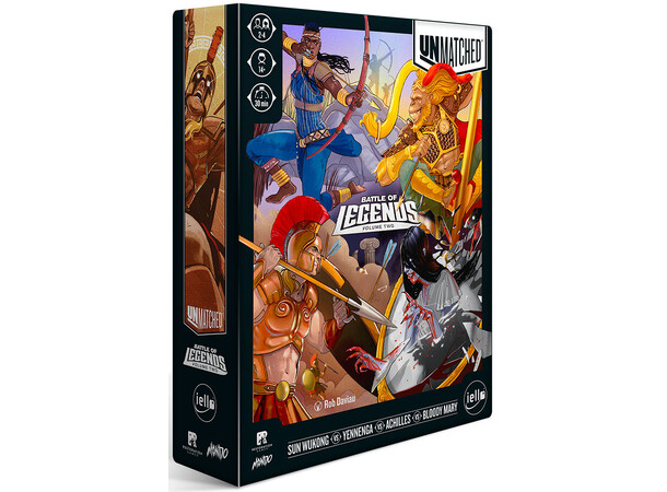 Unmatched Volume Two Brädspel Battle of Legends 