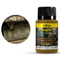 Vallejo Engine Oil Stains - 40ml Weathering Effects - Acrylic