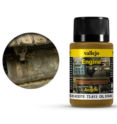 Vallejo Engine Oil Stains - 40ml Weathering Effects - Acrylic