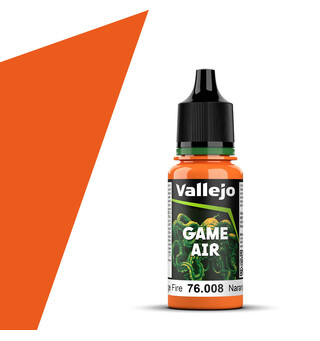 Vallejo Game Air Orange Fire 18ml