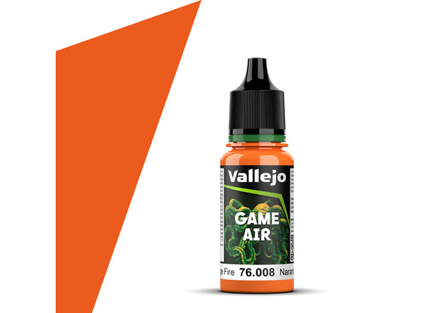 Vallejo Game Air Orange Fire 18ml 