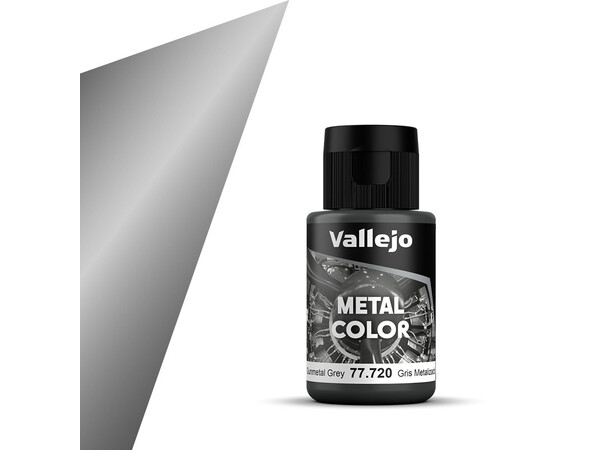 Vallejo Metal Color Gunmetal Grey 32ml