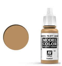Vallejo Model Color Desert Yellow 17ml Tilsvarer 4796AP