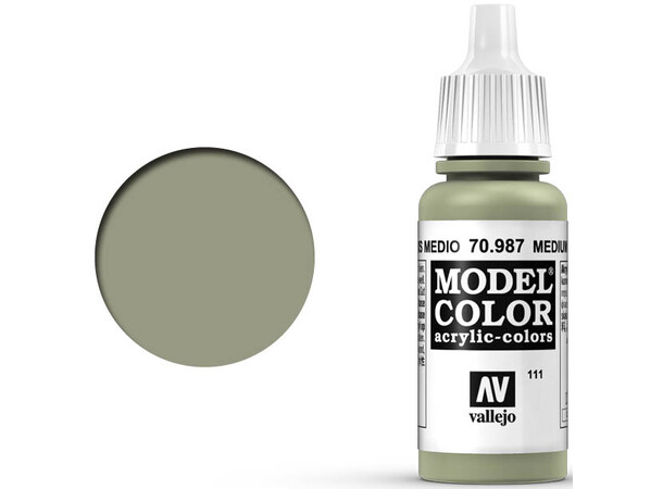 Vallejo Model Color Medium Grey 17ml 