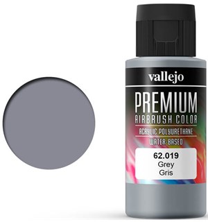 Vallejo Premium Grey 60ml Premium Airbrush Color 