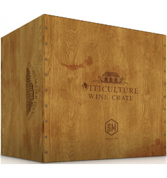 Viticulture Wine Crate Organizer Box Oppbevaringsboks for Viticulture