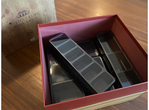 Viticulture Wine Crate Organizer Box Oppbevaringsboks for Viticulture 