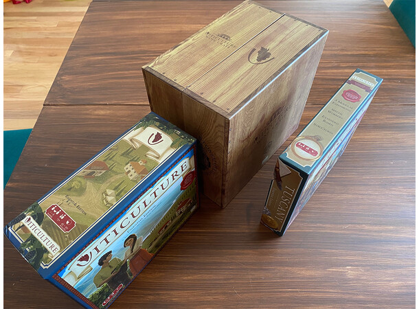 Viticulture Wine Crate Organizer Box Oppbevaringsboks for Viticulture 