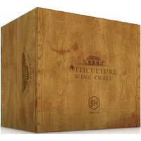 Viticulture Wine Crate Organizer Box Samlingslåda för Viticulture