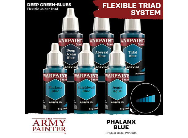 Warpaints Fanatic Phalanx Blue Army Painter 