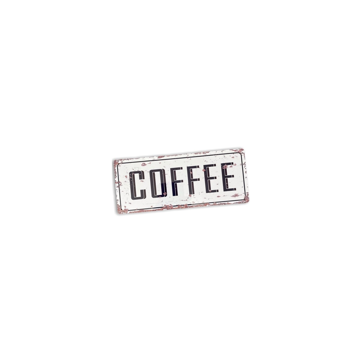 Metall Skilt Coffee 13 x 30cm