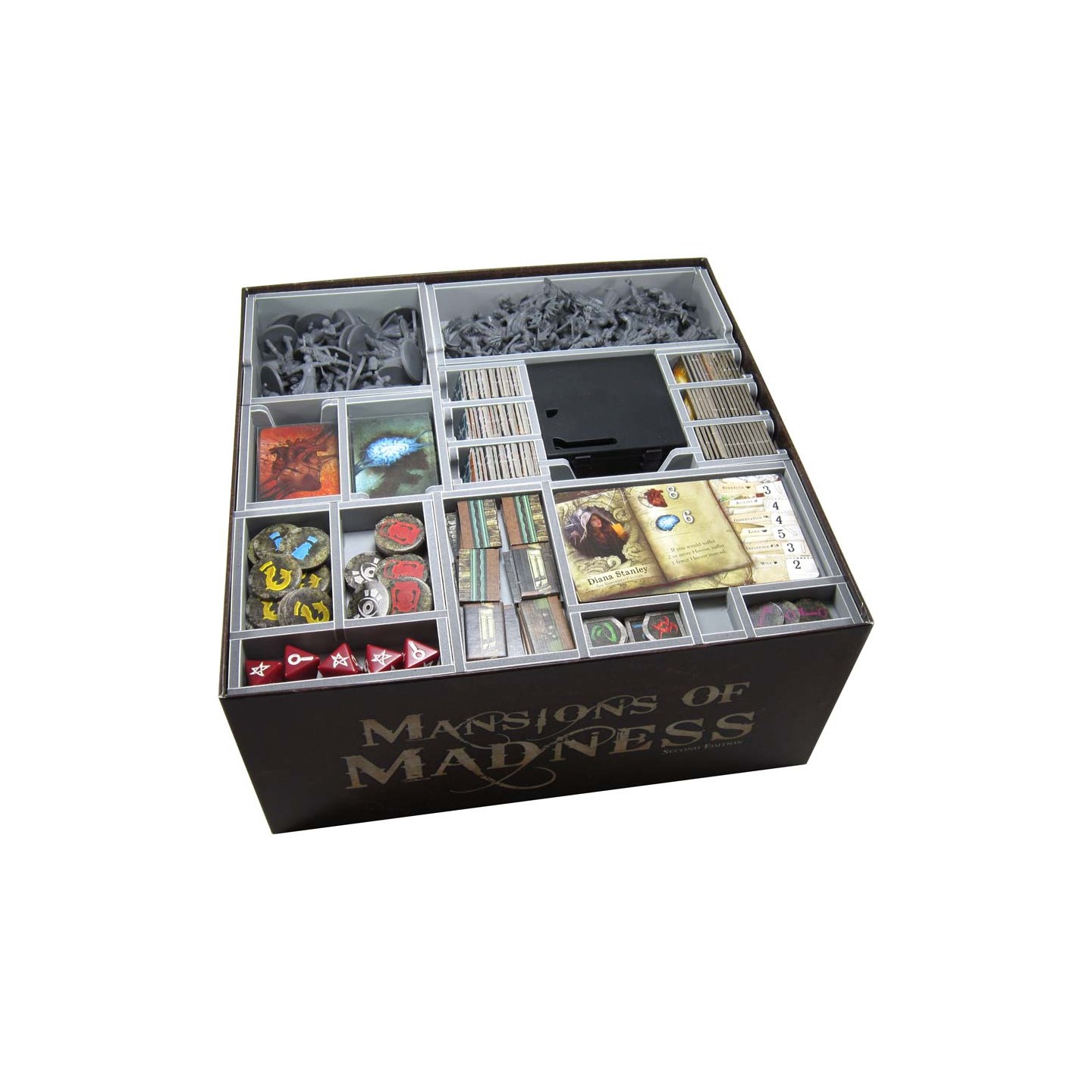 Mansions of Madness 2nd Ed Insert Fra Folded Space