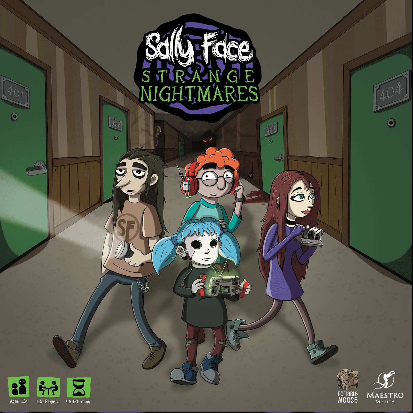 Sally Face Strange Nightmares Brettspill