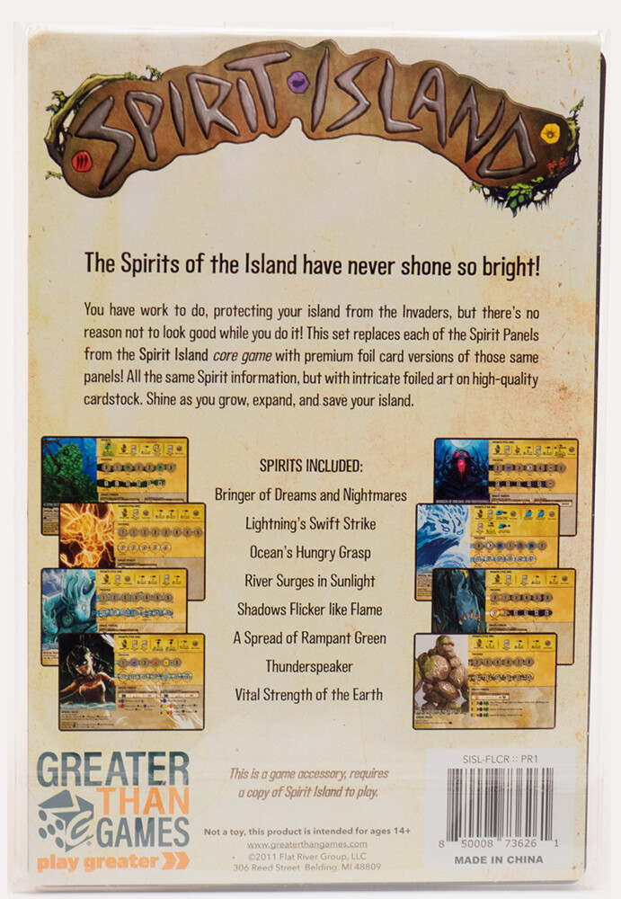 Spirit Island Foil Panels