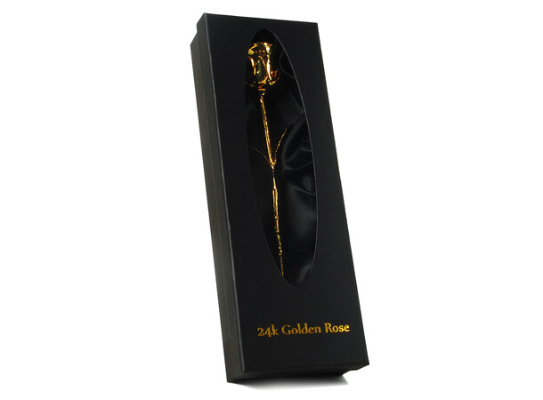 24K Golden Rose m/ gaveeske 