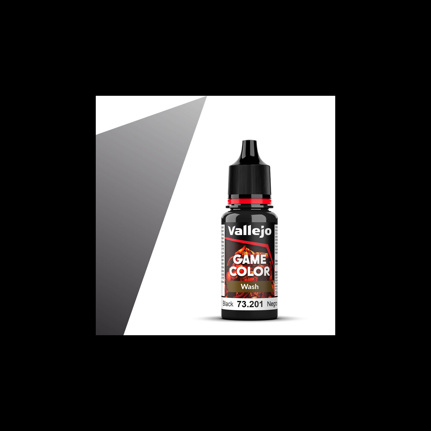 Vallejo Game Color Black Wash 18ml - Wash