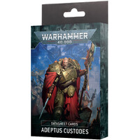 Adeptus Custodes Datasheet Cards Warhammer 40K