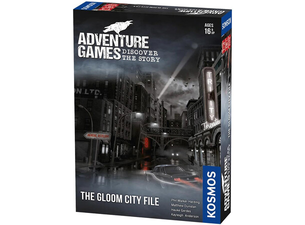 Adventure Games The Gloom City File Brädspel 