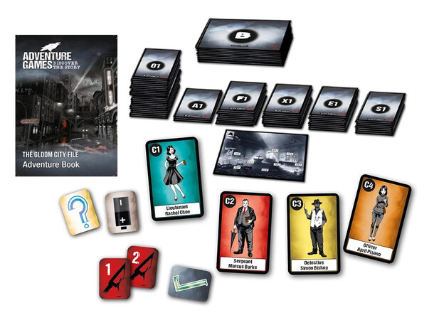 Adventure Games The Gloom City File Brädspel 