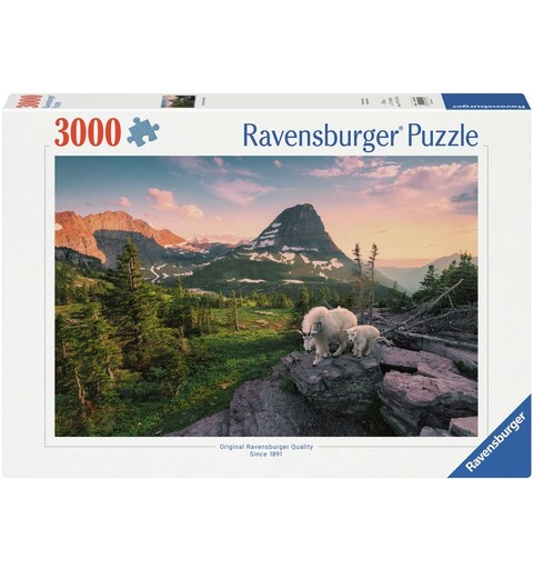 Alpine Goat With Baby 3000 biter Puslespill - Ravensburger Puzzle