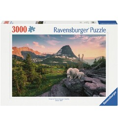 Alpine Goat With Baby 3000 biter Puslespill - Ravensburger Puzzle