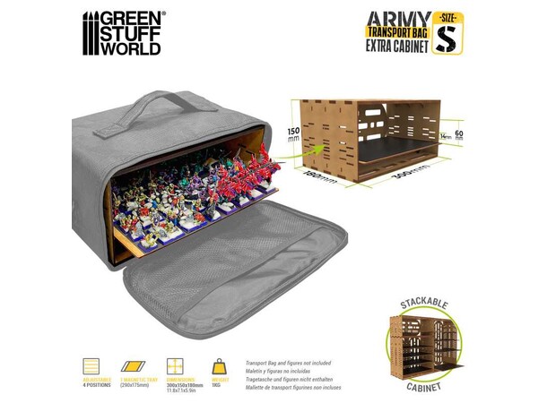 Army Transport Bag - Ekstra kabinett - S Green Stuff World
